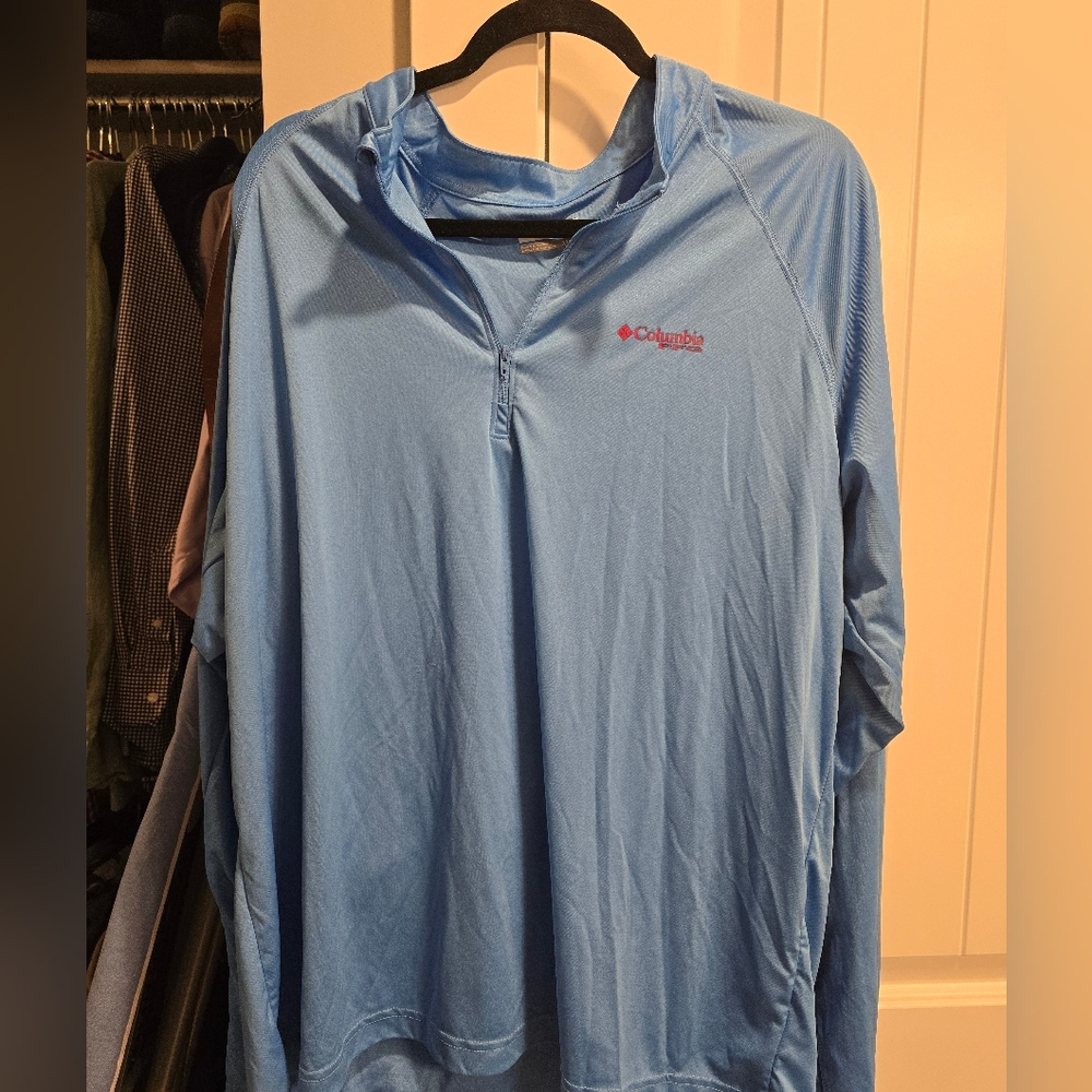 Columbia Light Blue XXL Pullover